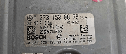 A 273 153 08 79 Mercedes SL550 2007-2012 ecm ecu computer - Swan Auto