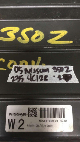 MEC61-850 ecm ecu computer 2005 Nissan 350Z - Swan Auto