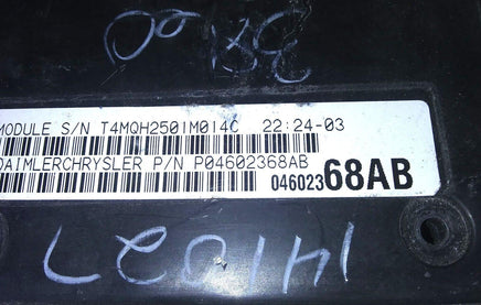 P04602368AB bcm body control module 2002 Dodge Stratus - Swan Auto