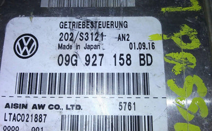 09G 927 158 BD TCM transmission computer 2018 Volkswagen VW Jetta - Swan Auto