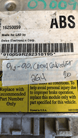 16250059 Chevy Cavalier 1996-1999 ABS Braking system control module - Swan Auto