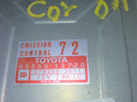 1984-1985 Toyota Corolla emission control module 89550-12720 - Swan Auto
