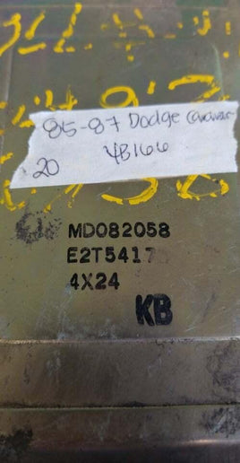 1985-1985 Dodge Caravan ecm ecu computer MD082058 - Swan Auto
