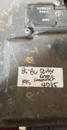 1985-1986 Dodge Plymouth or Chrysler ecm ecu computer 5226224 - Swan Auto