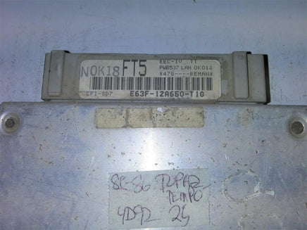 1985-1986 Ford Tempo or Mercury Topaz ecm ecu computer E63F-12A650-T1G - Swan Auto