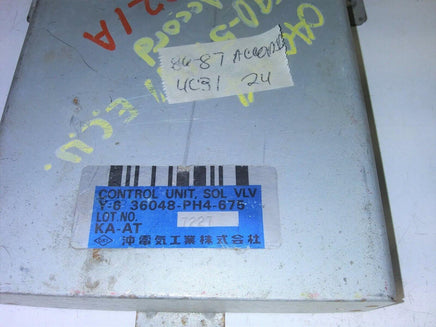 1986-1987 Honda Accord solenoid valve module 36048-PH4-675 - Swan Auto