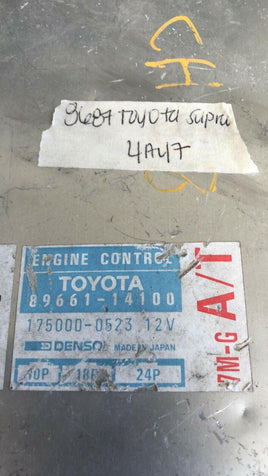 1986-1987 Toyota Supra ecu ecm computer 89661-14100 - Swan Auto