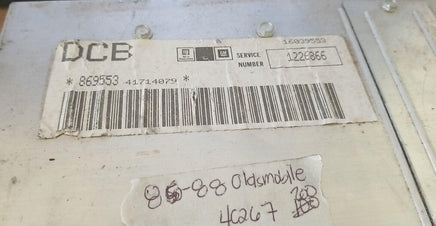 1986-1988 Oldsmobile Alero ecm ecu computer 16039553 - Swan Auto