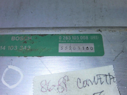 1986-1989 Chevy Corvette ABS Control Module 0 265 105 008 - Swan Auto