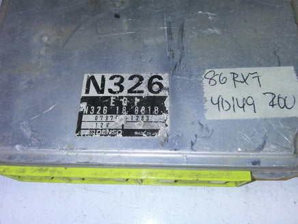 1986 Mazda RX-7 RX7 ecm ecu computer N326 18 881B - Swan Auto