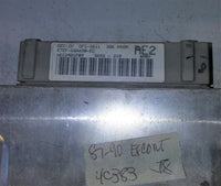 1987-1990 Ford Escort ecm ecu computer E7EF-12A650-EC.