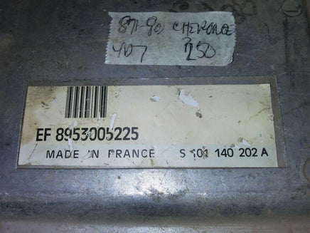 1987-1990 Jeep Cherokee ecm ecu computer EF 8953005225.