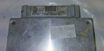 1989-1990 Ford Escort ecm ecu computer E9EF-12A650-DA.