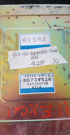 1989-1990 Hyundai Excel ecm ecu computer MD739520.
