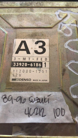 1989-1996 Suzuki Swift ecm ecu computer 33920-61B61.