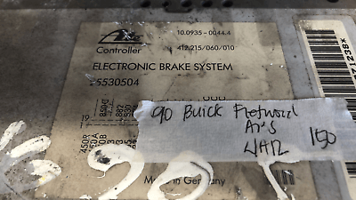 1990 Buick Lesabre ABS Brake control module computer 25530504.