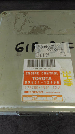 1990 Toyota Corolla or Prizm ecm ecu computer 89661-12490.