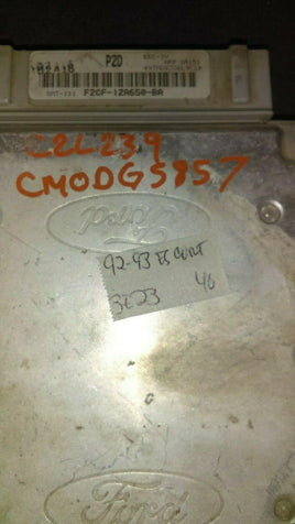 1992-1993 Ford Escort ecm ecu computer F2CF-12A650-BA.