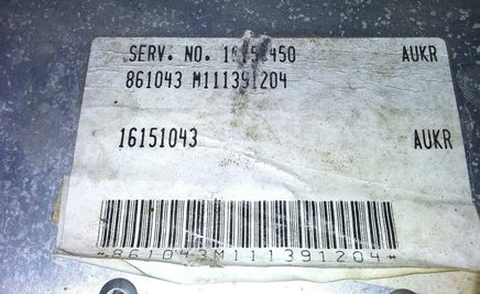 1992-1993 Oldsmobile Achieva ecm ecu computer 16151043.
