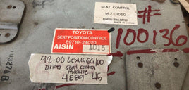 1992-2000 Lexus SC400 driver seat control module computer 89710-24020.