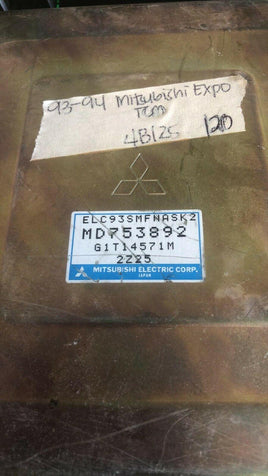 1993-1994 Mitsubishi Expo tcm transmission computer MD753892.