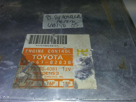 1993-1994 Toyota Corolla or Prizm ecm ecu computer 89661-02030.