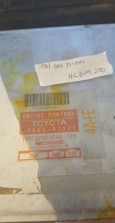 1994 Geo Prizm ecm ecu computer 89661-0211.