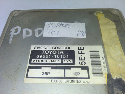 1995 Toyota Paseo ecm ecu computer 89661-16151 - Swan Auto