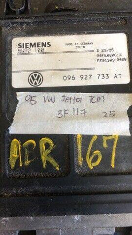 1995 VW Jetta TCM transmission computer 096 927 733 AT - Swan Auto