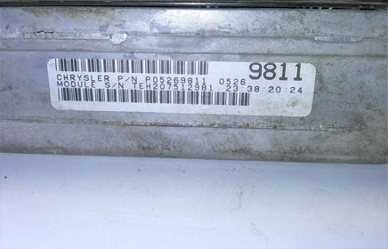 1996 Dodge Avenger or Sebring ECM Ecu computer P05269811 - Swan Auto