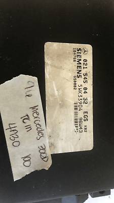 1996 Mercedes E300D TCM Transmission Computer 021 545 04 32 EGS - Swan Auto