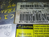 1997-1998 Chevy Venture ecu ecm computer 16187981 - Swan Auto