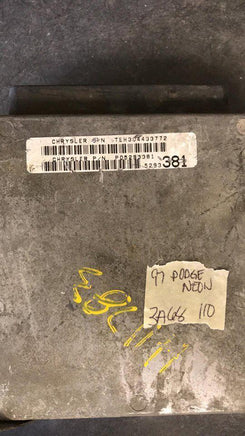 1997 Dodge Neon ecm ecu computer P05293381 - Swan Auto