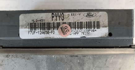 1997 Ford Econoline Van ecm ecu computer F7UF-12A650-FD **Tested** - Swan Auto