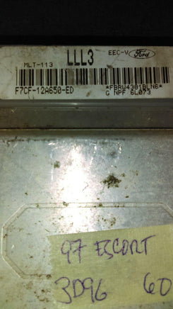 1997 Ford Escort ecm ecu computer F7CF-12A650-ED **Tested** - Swan Auto