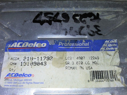 1998-1999 Chevrolet Malibu or Grand Am ecm ecu computer 19109043 - Swan Auto