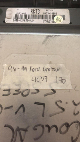 1998-1999 Ford Contour ecm ecu computer 98BB-12A650-AJD **Tested** - Swan Auto