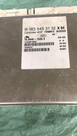1998-1999 Mercedes ML430 abs module 163 545 31 32 - Swan Auto