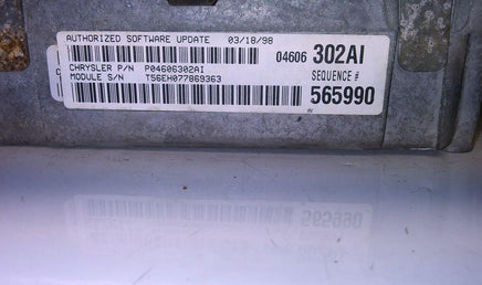 1998 Breeze Stratus or Cirrus ecm ecu computer P04606302AI - Swan Auto