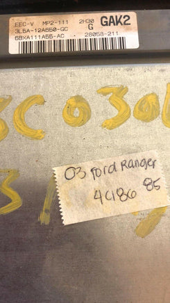 1998 Ford Ranger ecm ecu computer F87F-12A650-AFB **Tested** - Swan Auto