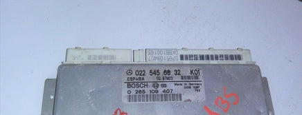 1998 Mercedes CLK320 abs anti-lock brake control module 022 545 68 32 - Swan Auto
