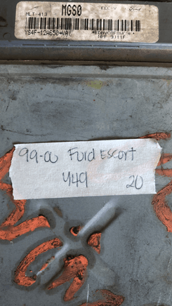 1999-2000 Ford Escort ecm ecu computer YS4F-12A650-VA - Swan Auto