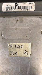 1999 Ford Escort ecm ecu computer F8CF-12A650-NE **Tested** - Swan Auto