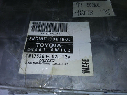 1999 Lexus ES300 ecm ecu computer 89661-0W103 - Swan Auto