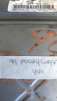 1999 Mercury Cougar ecm ecu computer 98BB-12A650-CFA **Tested** - Swan Auto
