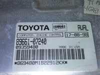 1999 Toyota Avalon ecu ecm computer 89661-07240 - Swan Auto