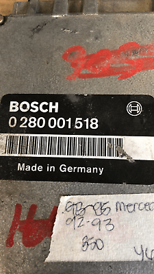 1992-1993 Mercedes-Benz OEM 140 600SEL ecm ecu computer 0 280 001 518 - Swan Auto
