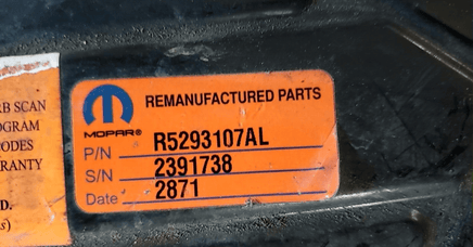 2000-2002 Dodge Neon ecm ecu computer R5293107AL - Swan Auto