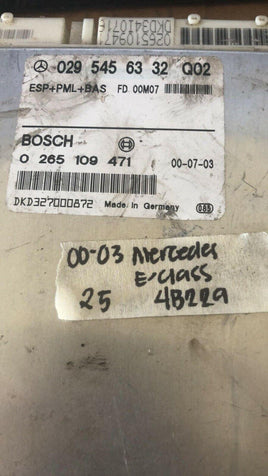 2000-2003 Mercedes E-Class ecm ecu computer 029 545 63 32 - Swan Auto