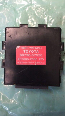2000-2004 Toyota Avalon theft warning module 89730-07020 - Swan Auto